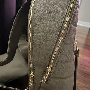 Steve Madden Backpack, Brand new, Olive Green, Comes with small pouch attached Steve Madden | Bags | Steve Madden Backpack Brand New Olive  main image 3